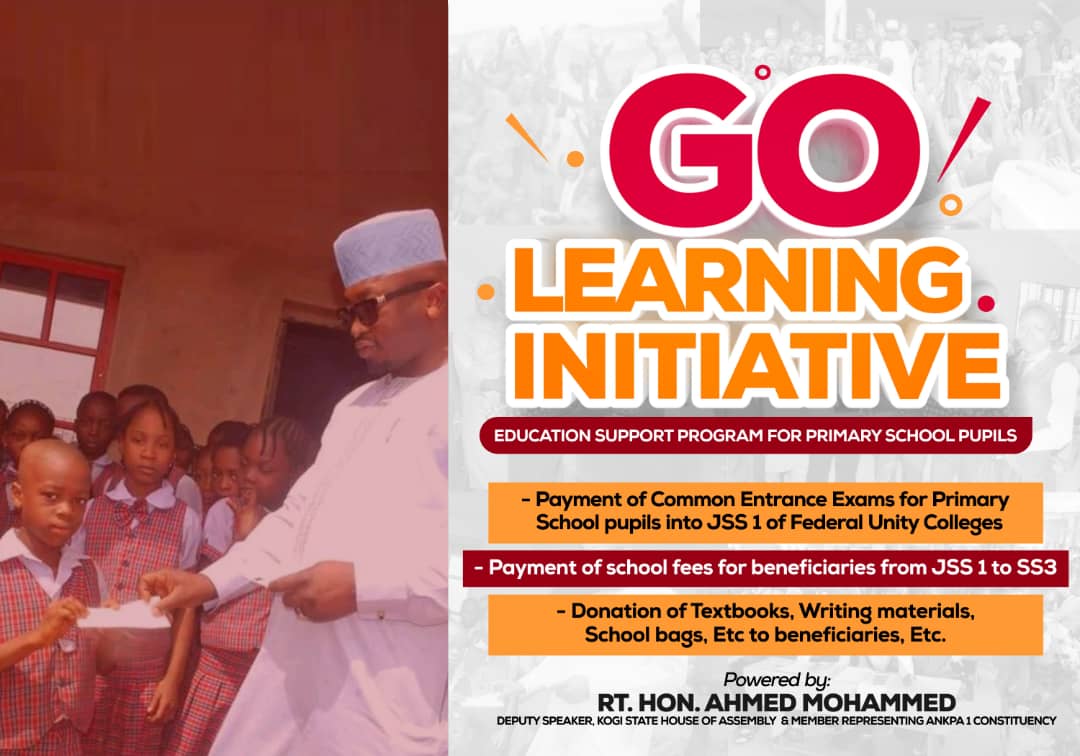 Education: Kogi Deputy Speaker flag off “Go Learning Initiative”