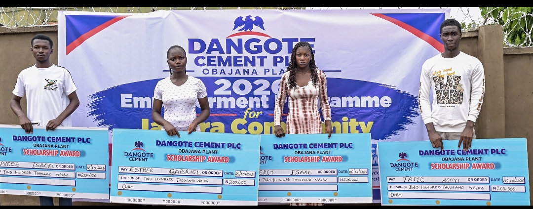 Dangote Cement Obajana Awards Scholarships, Empowers Farmers, Market Women At Jakura Community
